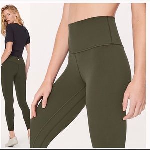 Lululemon align ll pants in ‘Military’ color